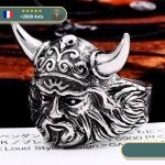 Bague Tête Viking